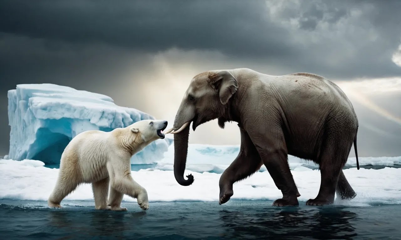 Polar Bear vs Elephant