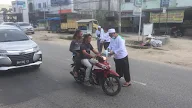 Ingatkan Prokes, FPI Pelalawan Bagikan Masker Untuk Warga Pangkalan Kerinci