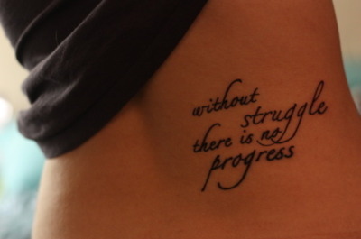 tattoos girl quotes tumblr