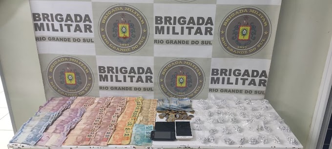 Quarteto é preso e mais de 1.000 pedras de crack são apreendidas em Cachoeirinha