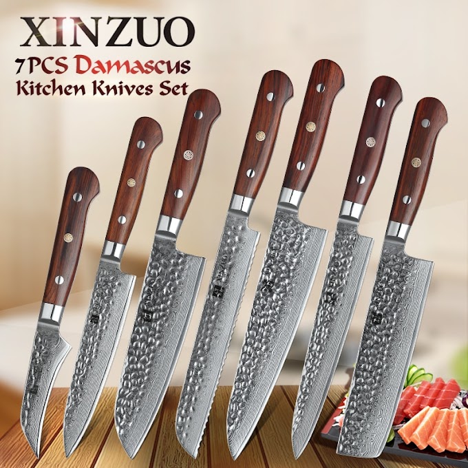 XINZUO Brand 7 PCS Knives Set