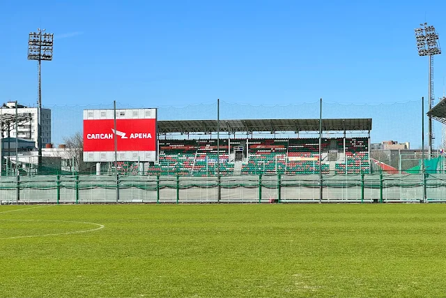 территория стадиона «РЖД Арена», тренировочное поле, стадион «Сапсан Арена»