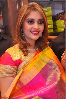Surabhi looks stunning in Saree at Nakshatra Fashion Store Launch at Suchitra X Road 20.JPG