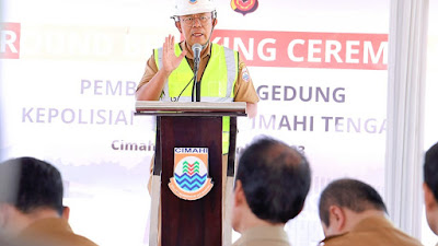 Pemkot Cimahi Dukung Pembangunan Polsek Cimahi Tengah Untuk Peningkatkan Kamtibmas di Kota Cimahi