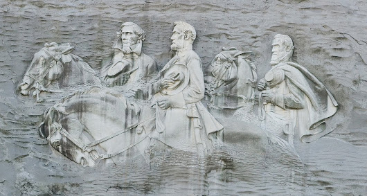 The Confederate Memorial Carving