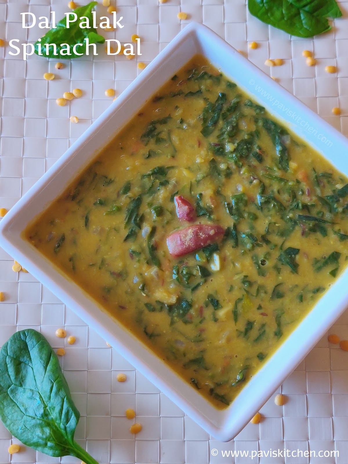 Toor Dal Palak Recipe | Spinach Dal Recipe