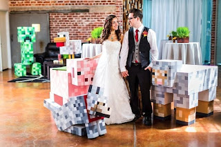Весілля в стилі Minecraft - дивно і незвично