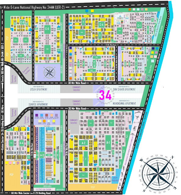 Rohini-Sector-34-Layout-Plan-Map