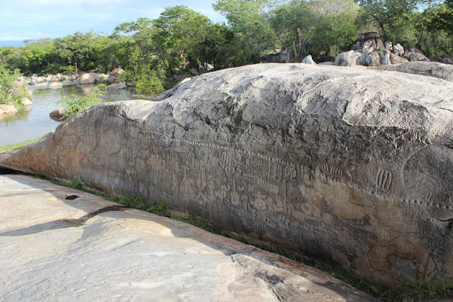 Piedra de Ingá, Paraíba, Brasil.