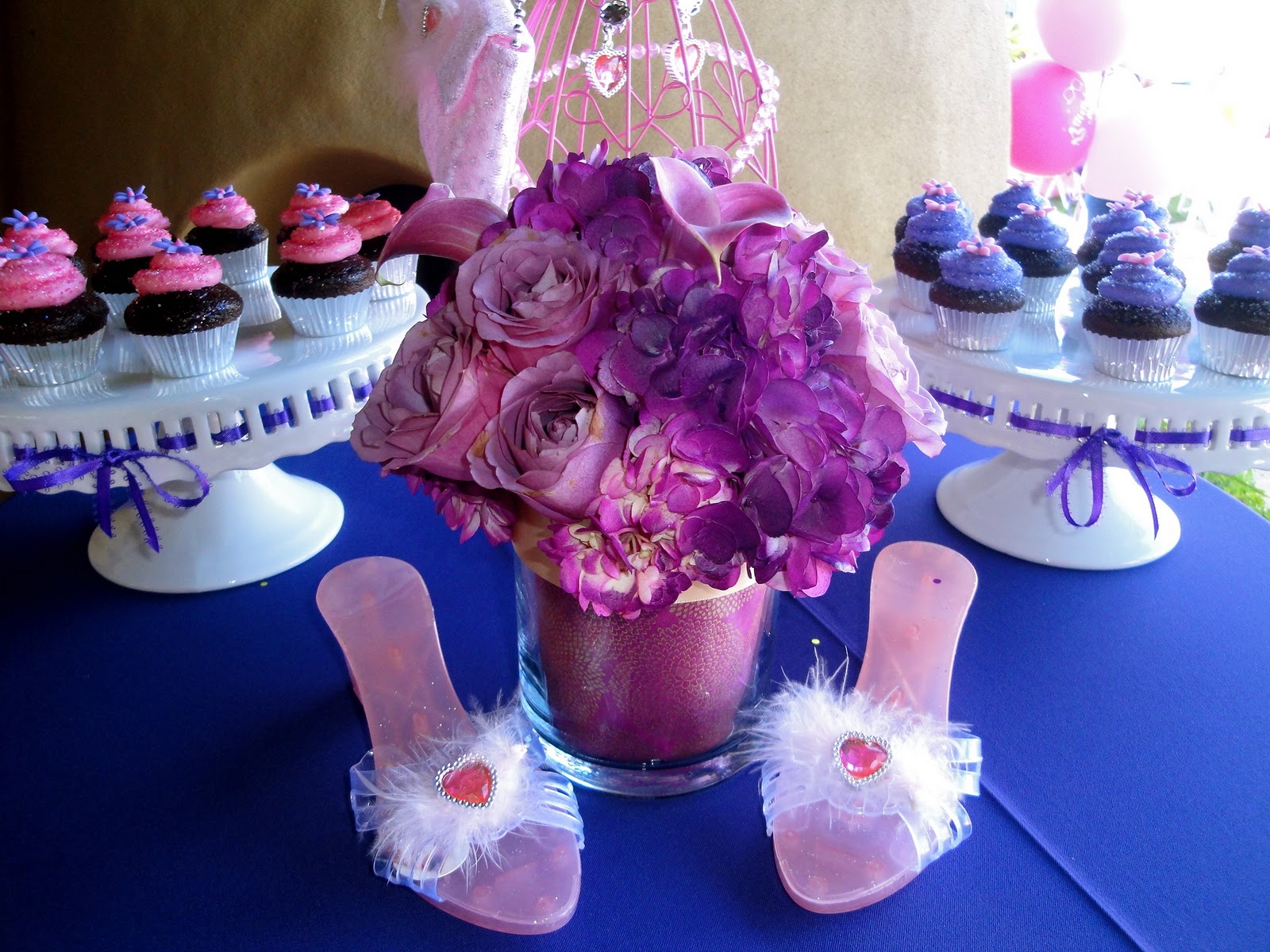 Purple Custom Candy Buffet