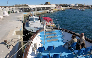 Muelle del puerto de Tabarca en Alicante