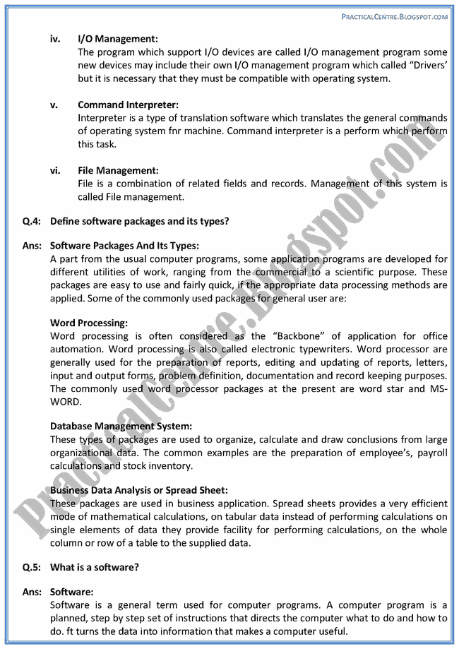 computer-software-descriptive-questions-answers-computer-9th