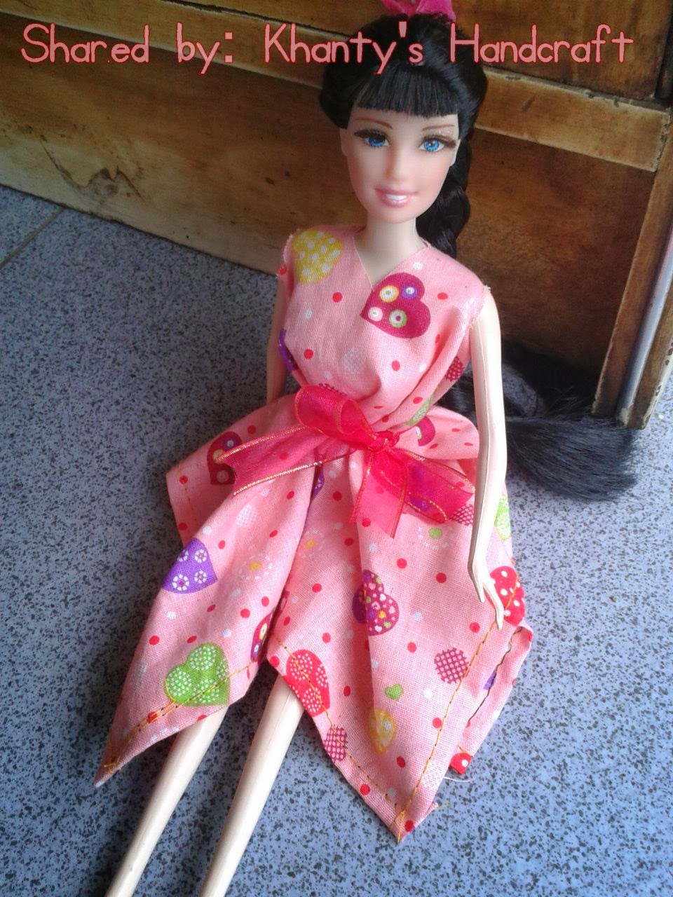 Khanty s Handcraft Cara mudah membuat baju  Barbie tutorial 