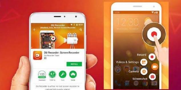 merekam layar iphone menggunakan aplikasi DU Recorder