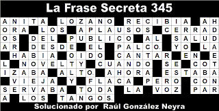 La Frase Secreta 345