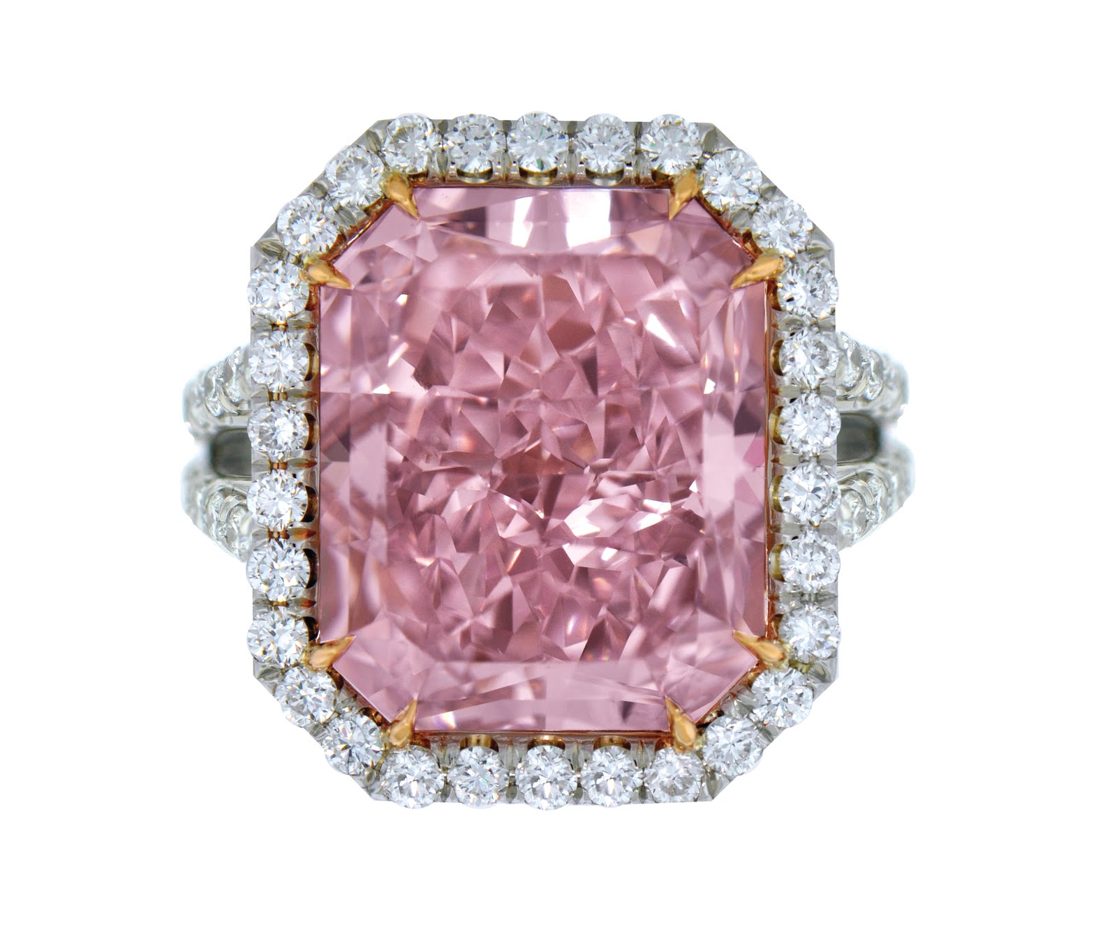 ... pink radiant cut diamond engagement ring the if clarity diamond is