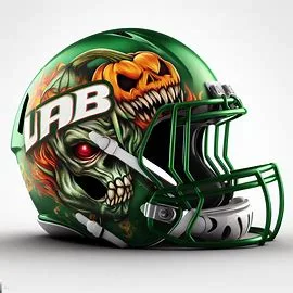 UAB Blazers Halloween Concept Helmets