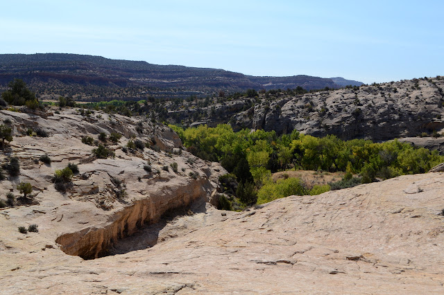 another water spout into the canyon