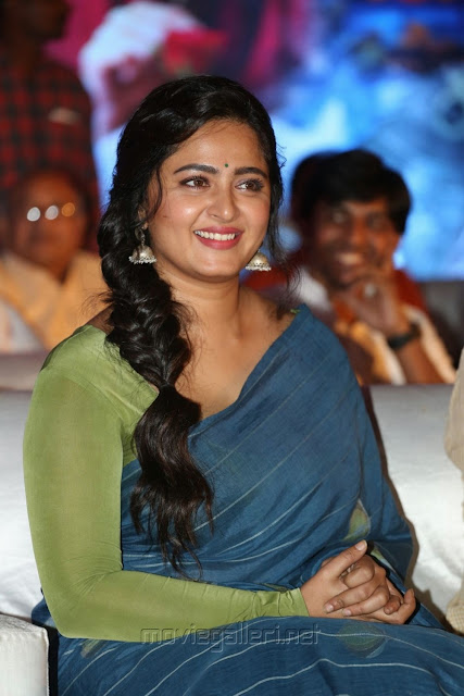 Anushka Image At Awe Movie Pre Release Event