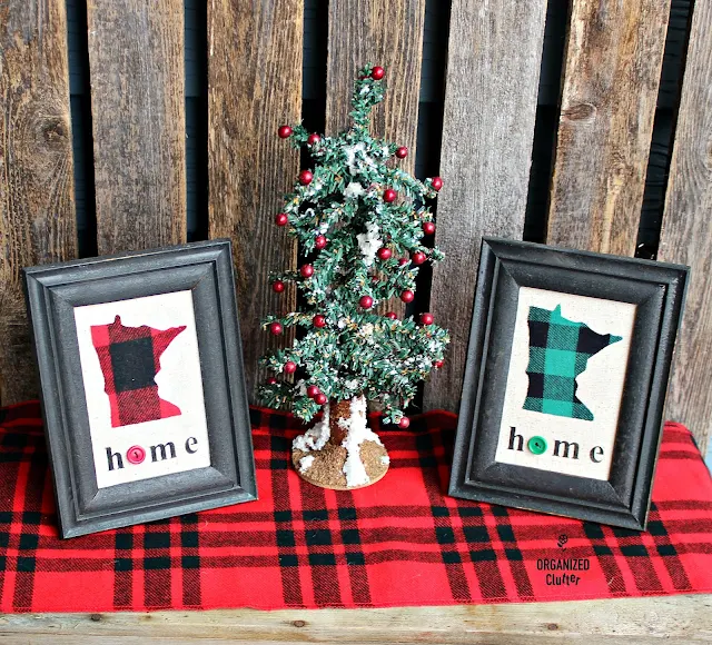 An Upcycled and DIY Christmas 2018 Review #upcycle #repurpose #stencil #OldSignStencils #rusticChristmas #Christmasdecor #buffalocheck #Christmastrees #crafting