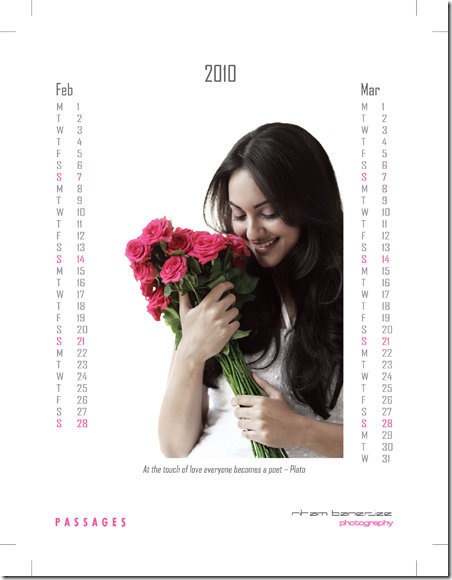 Sonakshi Sinha Calendar 2010 Desktop Photo1