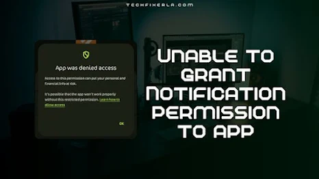 Unable to grant Notification permission to app