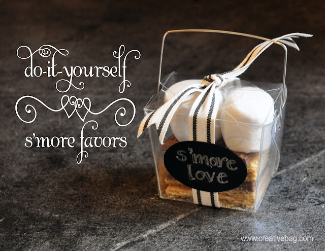 diy s'more favors by Lorrie Everitt for Creative Bag