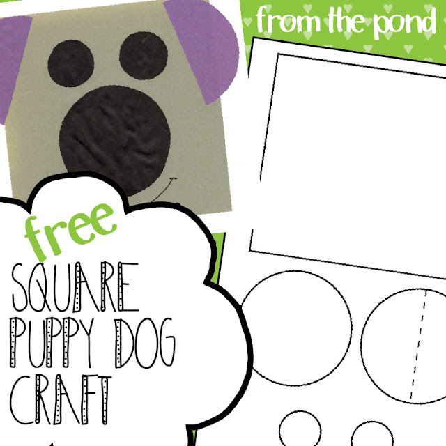 Dog shape craft