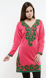 Folklore Velvet Kurti