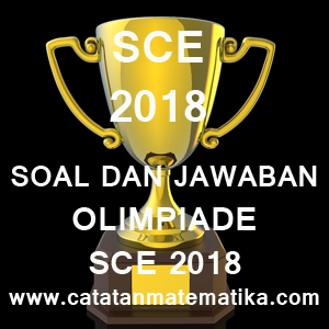 Soal dan Jawaban Olimpiade SCE 2018 USU