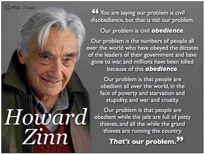 read my mind: Howard Zinn - Social Historian and Author!