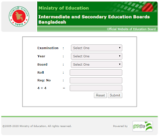 HSC Exam Result 2020