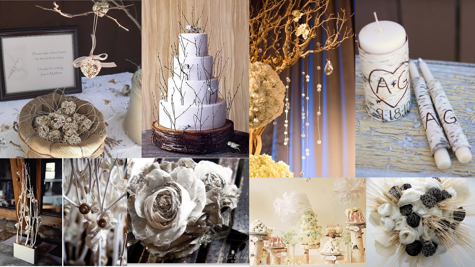 Winter Wedding Table Decorations