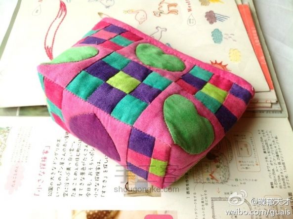 Patchwork Bag "Heart". DIY tutorial.  Лоскутная сумка