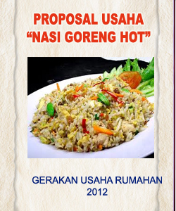 Proposal Usaha Nasi Goreng  Contoh Proposal Usaha