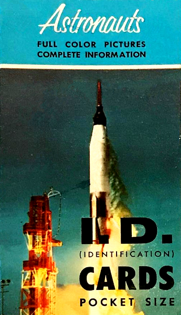 1963 McGraw-Hill : Astronauts I.D. Cards Pocket Size