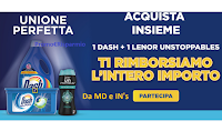 Cashback Dash Lenor MD e IN's : ricevi il rimborso dell'intero importo speso