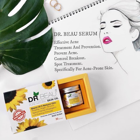 DR BEAU PURE NATURAL SKIN OIL : SERUM YANG KAYA DENGAN BAHAN SEMULAJADI