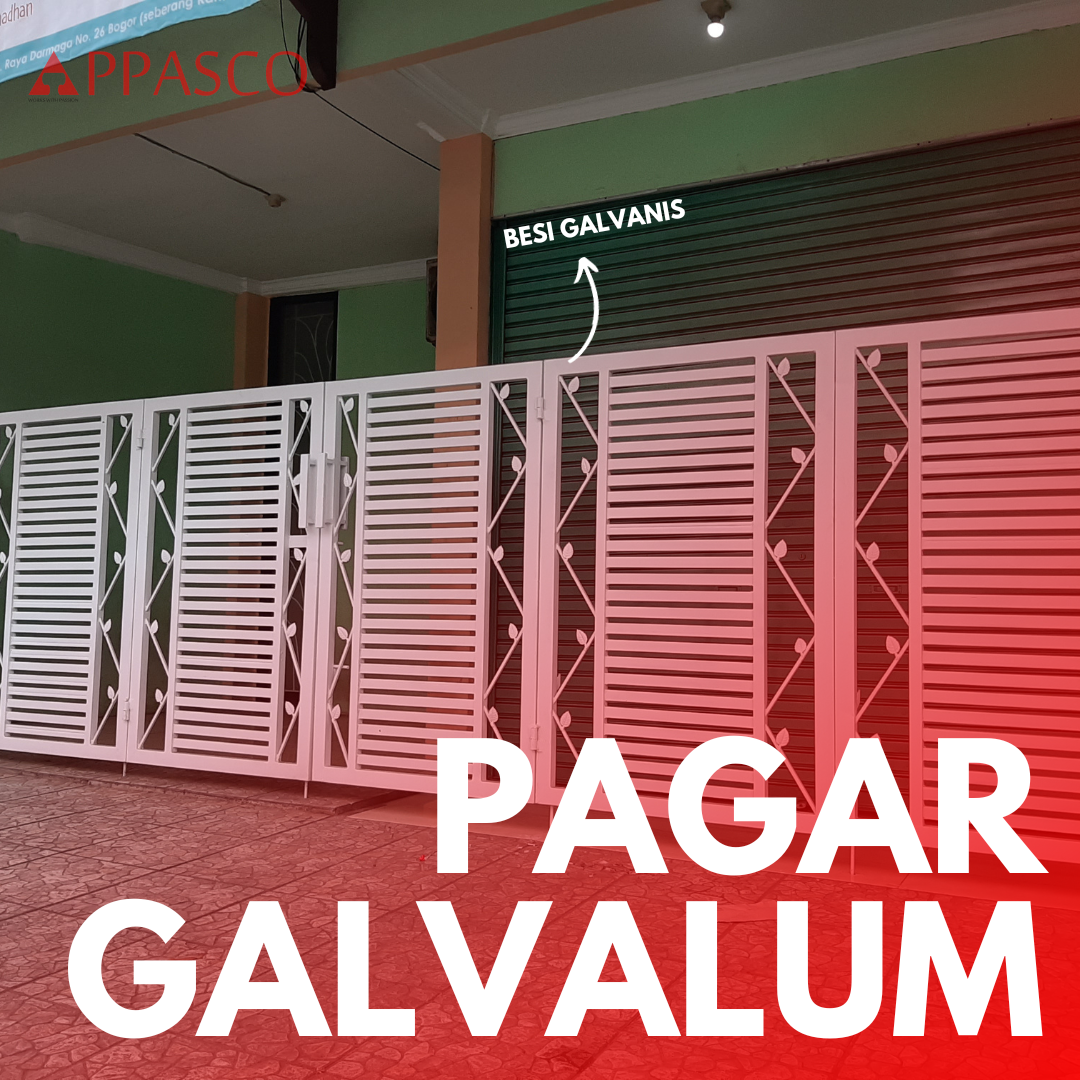 Pagar Galvalum Minimalis Modern
