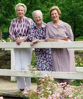 queen margrethe ii of denmark reunites with her siblings