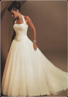 Halter Wedding Gown