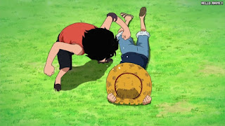 ワンピースアニメ 503話 エース ルフィ 幼少期 | ONE PIECE Episode 503 ASL