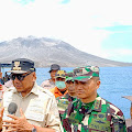 Gubernur Olly Pastikan Kebutuhan Pengungsi Pulau Ruang Di Siapkan Pemerintah.