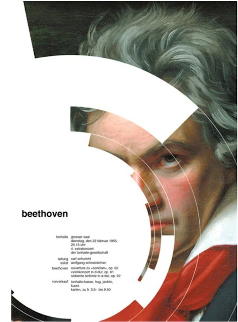 beethoven poster design by Jessica Svendsen