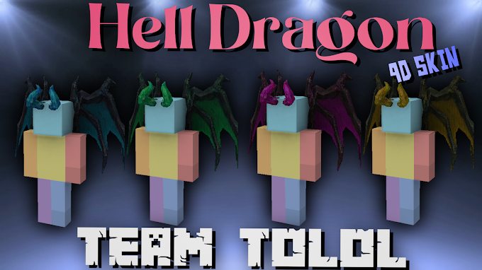 Hell Dragon 4D Armor Skin | Minecraft Addon