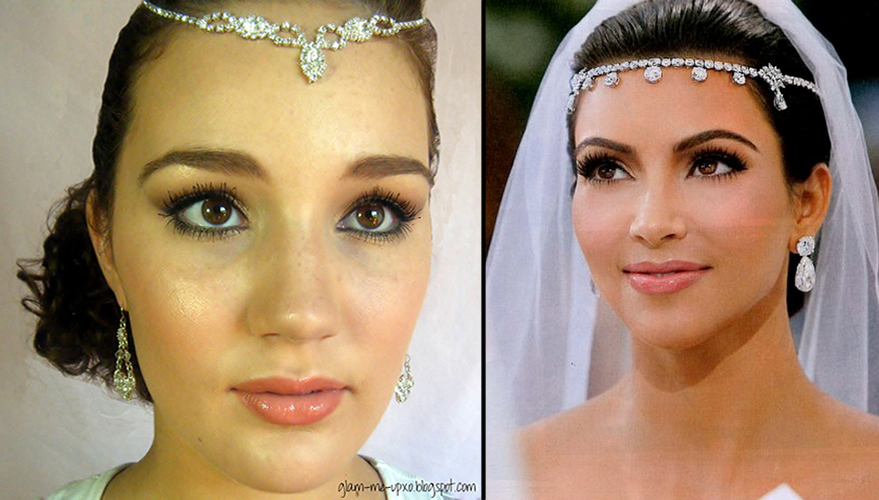 Tutorial VIDEO Kim Kardashian's Wedding Inspired Makeup