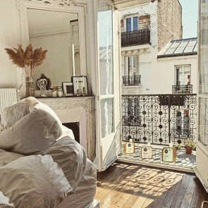 Inspirujący balkon francuski