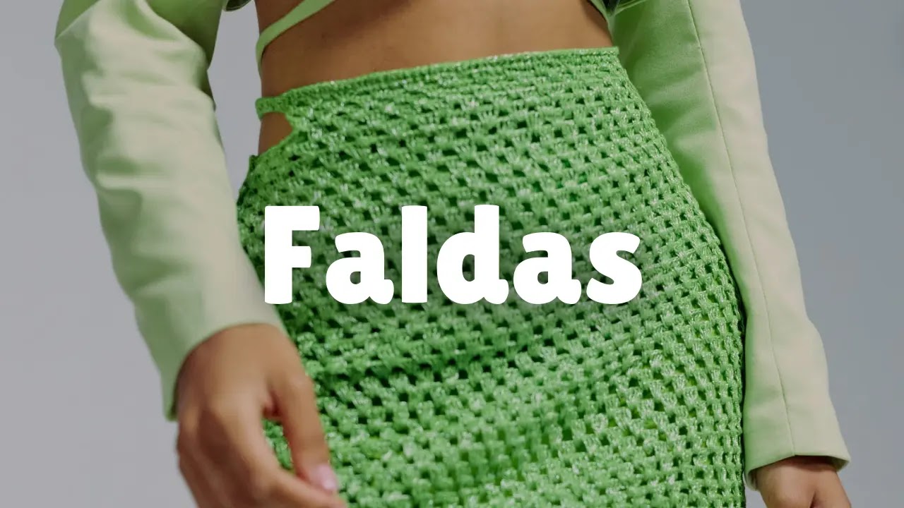 Patrones de faldas tejidas a crochet | Ebook No. 60