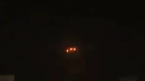 UFO sighting from guys backyard in Argentina.