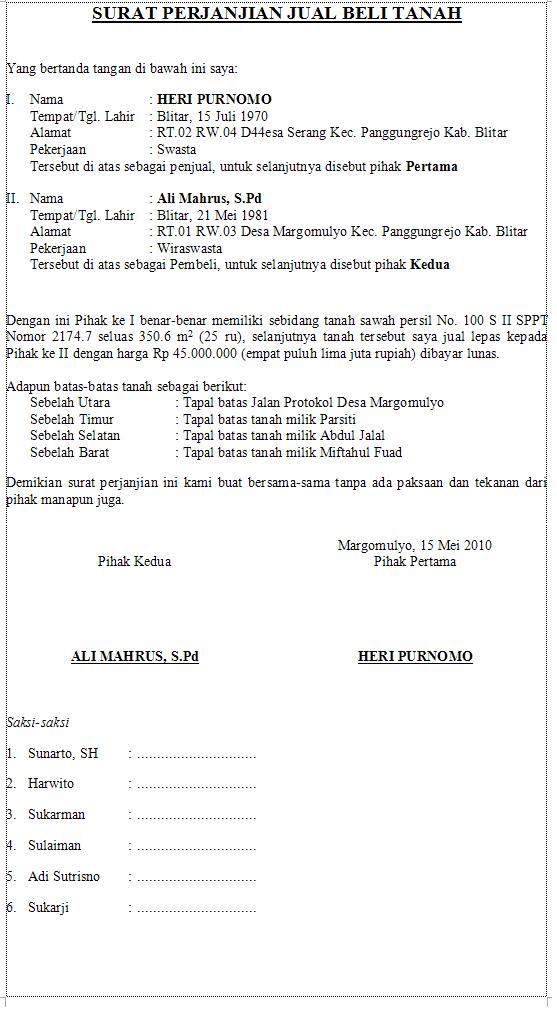 Contoh Buat Surat Kenaikan Harga Sewa Rumah